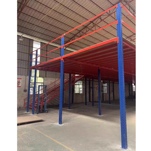 Multi-Tier thép gác lửng giá công nghiệp kho Loft nền tảng gác mái lưu trữ Giá Nhiệm vụ nặng nề Kết Cấu Thép hệ thống sàn - Product Image 1