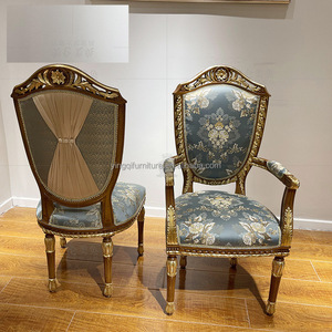 Ghế Bành Kiểu Pháp Sang Trọng Ghế Bành Kiểu Châu Âu Cổ Điển Kiểu Ý Chạm Khắc Hai Mặt Bằng Gỗ Nguyên Khối Nội Thất Toàn Bộ Ngôi Nhà Ghế Khách Sạn - Product Image 2