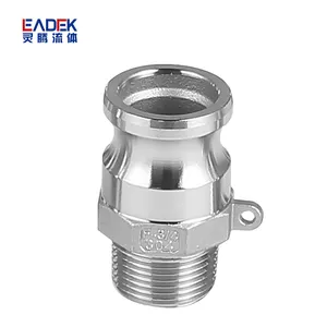 Conector rápido de instalación de tuberías de fábrica china macho Camlock acoplamiento rápido tipo F