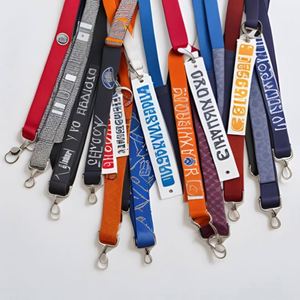 <b>Custom</b> Logo Dye Sublimation Polyester <b>Keychain</b> Lanyard Wholesale Neck Lanyard Strap - Product Image 2