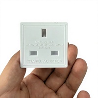 Adaptor Perjalanan Universal Terbaik AS & AU ke Inggris 10A 250V AC untuk Laptop, Ponsel & LED - Desain Ringkas
