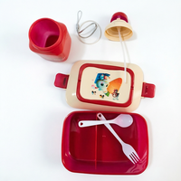 Boîte à bento pour enfants en gros avec gourde – Ensemble portable pour étudiants, idéal pour pique-nique, rangement et organisation de la cuisine