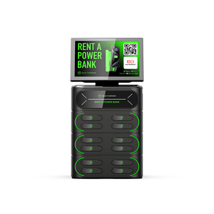 Centrale électrique portative de kiosque de distributeur automatique de 12 fentes avec la banque de puissance sans fil facile à louer Powerbank sur l'aller pour le commercial - Product Image 1