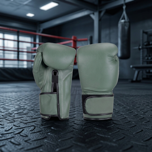 Gants de boxe en cuir PU pour hommes, 10 oz, 12 oz, légers, pour entraînement et sparring, fermeture auto-agrippante pour le poignet - Product Image 3