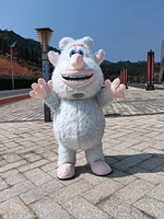 Costume de mascotte gonflable Masha et l'ours, tenue de cosplay en fourrure pelucheuse pour événements, fêtes et défilés