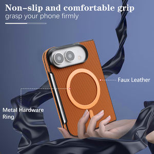 Funda para iPhone Duo con Carga Inalámbrica Magnética, Textura Suave, Piel Sintética - Product Image 4