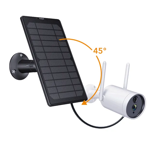 Zosi — caméra de surveillance extérieure solaire ip WiFi hd 1080P, dispositif de sécurité domestique sans fil, avec batterie Rechargeable, Vision nocturne et détection de mouvement
