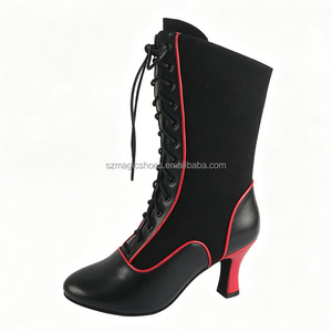 Bottes <span class=keywords><strong>de</strong></span> <span class=keywords><strong>danse</strong></span> <span class=keywords><strong>de</strong></span> printemps pour femmes, talon <span class=keywords><strong>de</strong></span> 7 cm, <span class=keywords><strong>chaussures</strong></span> <span class=keywords><strong>de</strong></span> salsa <span class=keywords><strong>latine</strong></span> à bout fermé, bottes d'intérieur pour la <span class=keywords><strong>danse</strong></span> <span class=keywords><strong>de</strong></span> salon, <span class=keywords><strong>chaussures</strong></span> <span class=keywords><strong>de</strong></span> <span class=keywords><strong>danse</strong></span> <span class=keywords><strong>de</strong></span> fête à lacets pour filles - Product Image 4