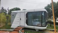 PROGUARD Maison Capsule Préfabriquée Transparente Certifiée CE avec Isolation Thermique XPS 5cm et Chauffage au Graphène Moderne