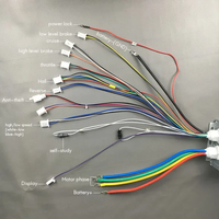 Contrôleur de vitesse de moteur sans balais 72V 96V 5000W 100A 36 MOSFET 120 degrés avec capteur Hall pour vélo électrique et moto