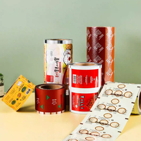 Film laminé visqueux de qualité alimentaire pour l'emballage d'huile d'olive de collation de chocolat de confiture de pâte avec étanche à l'humidité et large gamme de scellage