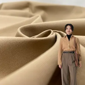 超厚斜纹磨砂100% 棉织物，用于工作服、衬衫、棉裙