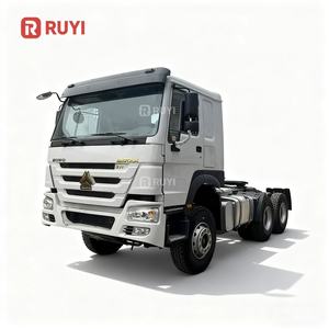 Venta al por Mayor <span class=keywords><strong>de</strong></span> Fábrica, Camión Tractor Sinotruk 6x4 <span class=keywords><strong>de</strong></span> <span class=keywords><strong>Segunda</strong></span> Mano, 380hp, 10 Ruedas, Camión Tractor Howo para África - Product Image 1