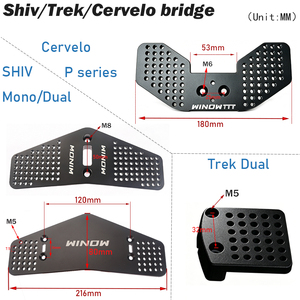 Placa <span class=keywords><strong>de</strong></span> conversión WINOWSPORTS SHIV Trek Cervelo <span class=keywords><strong>BMC</strong></span> TT para <span class=keywords><strong>bicicleta</strong></span> <span class=keywords><strong>de</strong></span> contrarreloj/triatlón, puente <span class=keywords><strong>de</strong></span> conexión, adaptador para <span class=keywords><strong>bicicleta</strong></span>, compatible con ARB06 - Product Image 2
