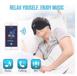 ผู้ผลิตหูฟังไร้สาย3D ใหม่เพลง Sleepmask นอนหลับวงตาหายใจหน้ากากฟันสีฟ้า V5.0ชุดหูฟังโทร - Product Image 5