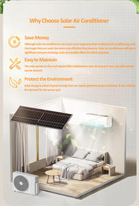 高効率12000BTU DCソーラー冷却専用ハイブリッドエアコン その他空調システム ソーラー式分割型ポータブルエアコン - Product Image 4