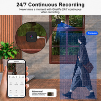 Caméra de surveillance nocturne K13 avec détection d'alarme, sans fil, Wi-Fi, télécommande, multifonction, 1080P HD couleur