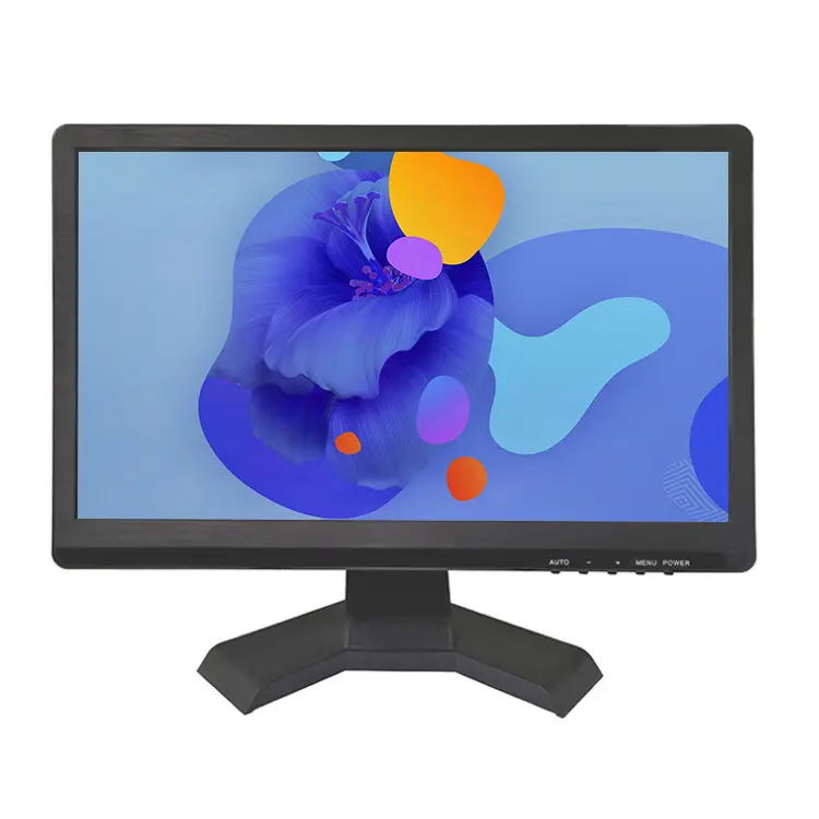 Monitor komputer Desktop 15.6 inci, layar komputer Desktop FHD 1920*1080 15.6 inci 1080P IPS dengan VGA HDMIed