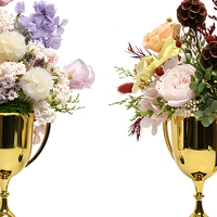 Nouvel Arrivage – Cadeau Fête des Enseignants OEM : Bouquet de Fleurs Éternelles avec Tournesol, Hortensia et Rose Stabilisée dans une Boîte Cadeau en Acrylique