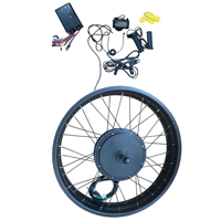 Kit de conversion moteur de moyeu de roue arrière pour Fatbike 48v 60v 72v 5000w Fatbike Fat Tire Super Electric Bike 24 26 20x4.0 Inch