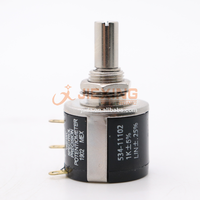 Potentiomètre 534-1-1 MOD534 534 2W 10 tours Potentiomètre 100R/200R/500R/1K/2K/5K/10K/20K/50K/100K ohm