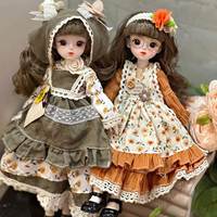 Poupée en tissu Mori Style de haute qualité, 30 cm, échelle 1:6, ensemble de vêtements pour poupée BJD à 6 points, jouet de poupée princesse pour fille