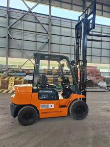Used <b>Forklift</b> Toyota 30 Diesel <b>Forklift</b> 3 Ton Original Japan FD30 <b>Forklift</b> High Quality Low Working Hours in Stock for Sale - Product Image 3