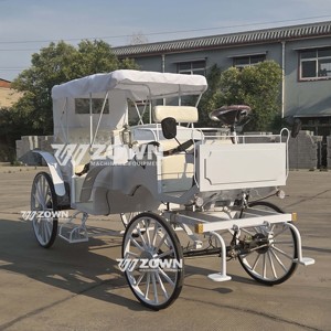 Chariot de tourisme à chevaux pour attractions touristiques et sites emblématiques, destiné aux projets d'attraction touristique commerciale dans les communes culturelles et à la réception de visiteurs - Product Image 3