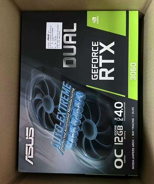 Dual NVIDIA GeForce RTX 3060 V2 OC Edition 12GB GDDR6 Brand New Gaming Graphics Card Consumer Electronics Product