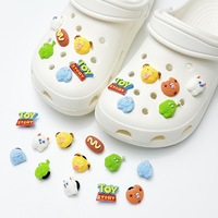 Accesorio de Resina de Monstruo Peludo, Dijes Personalizados para Zapatos, Diseños de PVC con Logotipo, Dibujos Animados, Anime, Removibles, Desmontables, Creativos, DIY