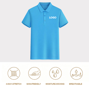 Camisa Polo Personalizada con Logotipo Bordado, Estilo Casual, para Negocios, Promocional, de Trabajo, Uniforme, para Hombre - Product Image 3