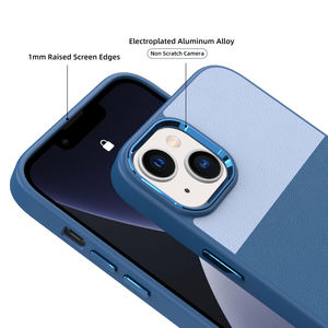 <span class=keywords><strong>Cover</strong></span> per telefono in pelle PU per <span class=keywords><strong>iPhone</strong></span> 14 plus cornice per <span class=keywords><strong>fotocamera</strong></span> in lega di alluminio elettrolitico per <span class=keywords><strong>iPhone</strong></span> 14 pro - Product Image 2