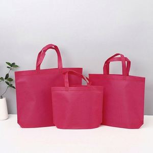 Custom Reusable Eco-Friendly PP Beauty Laminated Non-Woven Grocery Shopping Tote Bag Foldable Recyclable Non-Woven Bag - Product Image 1