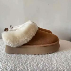 Bottes de neige de luxe de haute qualité pour femmes, chaussures en coton respirantes, légères, confortables, chaudes, à semelles épaisses - Product Image 3