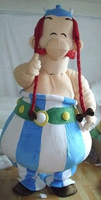 Mascotte asterix personnalisé 100%, costume de carnaval d'halloween, vente en gros, usine chinoise