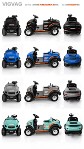 Voiturette de golf électrique à toit ouvrant au design moderne, vitesse 30 km/h, véhicule de transport de personnes électrique pour usage commercial - Product Image 6