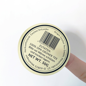 Nieuwe, populaire, op maat gemaakte, zelfklevende ronde stickers van papier, afkomstig uit Guangdong, voor het bedrukken van logo's voor kleine bedrijven - Product Image 4