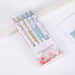 ปากกามาร์คเกอร์สีสดใส ล้างออกได้ ปลอดสารพิษ แบบจุด สำหรับเด็ก ระบายสีน้ำ วาดภาพ - Product Image 2