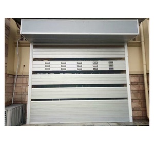 Puerta <span class=keywords><strong>de</strong></span> Garaje Seccional Manual Apilable con Parte Superior <span class=keywords><strong>de</strong></span> Acero, Diseño Postmoderno, en <span class=keywords><strong>Aluminio</strong></span>, Acero Inoxidable, Plástico <span class=keywords><strong>y</strong></span> Fibra <span class=keywords><strong>de</strong></span> Vidrio - Product Image 3