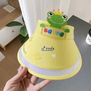 Chapeau de soleil pour enfants, visière anti-UV pour filles, nouveau modèle été 2025, chapeau de soleil ajouré pour enfant - Product Image 2