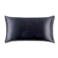 Taie d'oreiller 100% soie de mûrier 22 Momme, luxe, taille Queen, fermeture éclair dissimulée