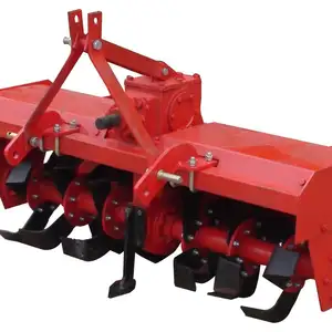 Cultivador de cultivador rotativo, máquina de granja montada en Tractor PTO de 3 puntos