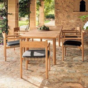Conjunto de Muebles de Jardín de Teca, Mesas y <span class=keywords><strong>Sillas</strong></span> de Patio, Muebles de Exterior, <span class=keywords><strong>Sillas</strong></span> de Teca para Patio - Product Image 2