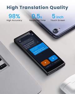 อุปกรณ์ตั้งโต๊ะ IFLYTEK 4.0 ระบบสั่งงานด้วยเสียงอัจฉริยะแบบเรียลไทม์ คุณภาพเสียงสูง AI หน้าจอสัมผัส OLED ขนาด 5.05 นิ้ว แบตเตอรี่ 2000mAh รองรับ IFLYTEK 4 สองระบบ - Product Image 2