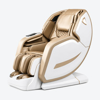 Fauteuil de massage corporel complet pour bureau, commande vocale, massage par airbag, écran LCD 7 pouces, rouleau pour les pieds, ions négatifs