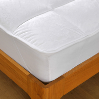 Sur-matelas de lit ultra doux, rembourré de vison en peluche, hypoallergénique, dessus d'oreiller alternatif