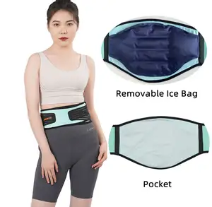 New 2022 Breathable Hot And Cold Therapy lumbar girdle support elastic abdominal belt comfortable lumbar support belt