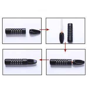 Briquet de recharge créatif intégré <span class=keywords><strong>avec</strong></span> <span class=keywords><strong>filtre</strong></span> coupe-vent - Allume-cigare de voiture high-tech qui ne laisse pas de cendres - Product Image 5
