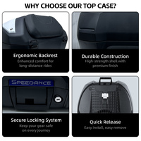 Top Case Moto Robuste pour Honda XL750 Transalp – Coffre de Rangement Arrière Durable pour Moto – Amélioration du Bagage Arrière