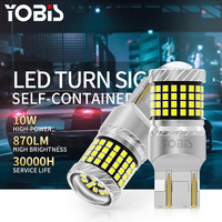 YOBIS Lampe T20 Haute Puissance LED Bau15s 1156 PY21W Canbus 2016 Ampoule Indicateur LED 12V 24V 1157 Ampoule LED Switchback Ambre Auto LED